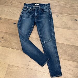 Moussy Dark Blue Skinny Jeans